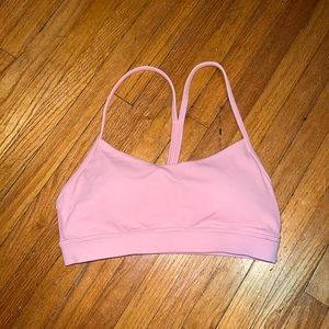 Lululemon Flow Y Bra Pink Puff